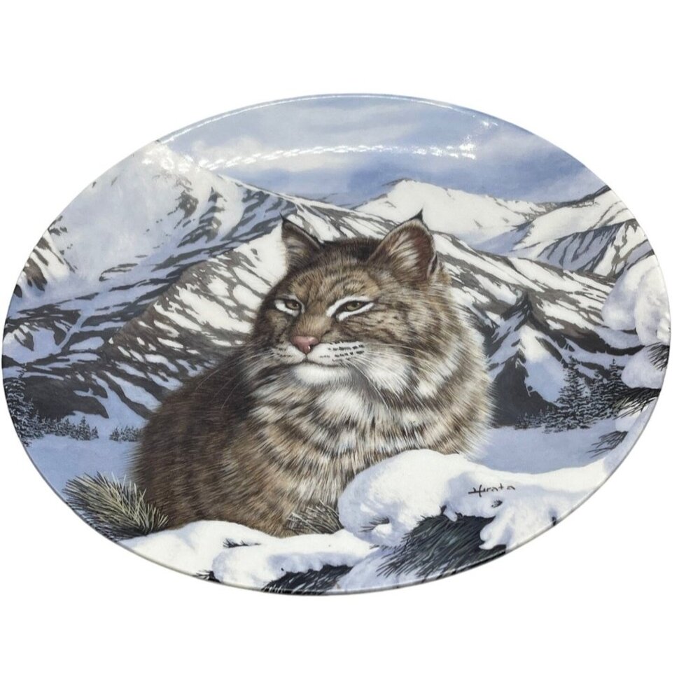 bradex collector plate quiet vigil 1993 by Hirata 10052A wild spirits 8" READ